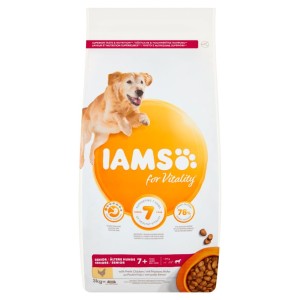 Iams - Senior karma ze świeżym kurczakiem dla starszych p... ras