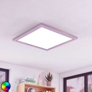 Lampa sufitowa LED Lynn, CCT+RGB, kątowa, 42x42 cm