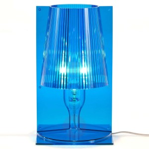 Kartell Take lampa stołowa, niebieska