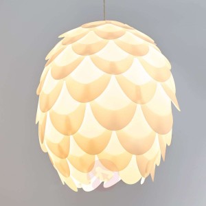 Lampa wisząca Marees, biała, Ø 50 cm