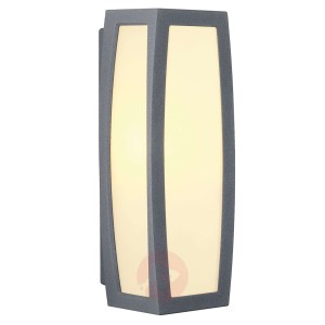 Prosta lampa zewnętrzna MERIDIAN BOX, antracyt