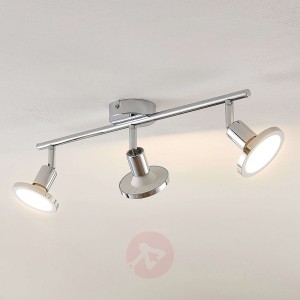 Lindby Ayden spot sufitowy LED, 3-punktowy, długi
