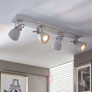 4-punktowa lampa sufitowa KADIGA z betonu