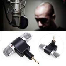 Mikrofon profesjonalny do Smartfonów - Mini Recorder - przenośny - czarny
