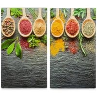 Zestaw 2 płyt ochronnych na kuchenkę Spices