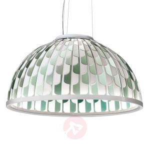 Slamp Dome lampa wisząca LED Ø 55 cm zielona