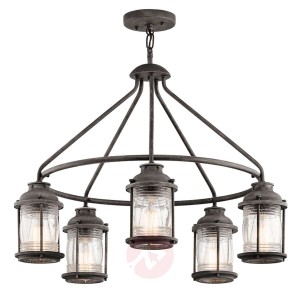 Lampa wisząca Ashland Bay, utleniony cynk