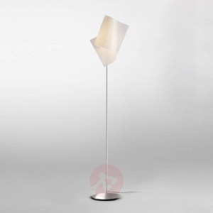 Unikalna lampa stojąca Loop 150 cm aluminium