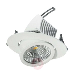 Odchylany reflektor wpuszczany LED, 17 cm, 31 W