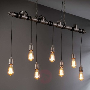 Lampa wisząca Plumblight, 7-punktowa