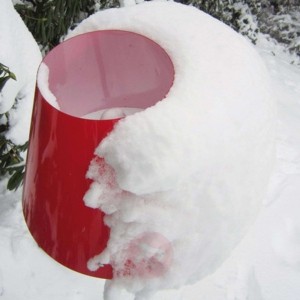 Czerwony klosz do lampy OCTOPUS OUTDOOR