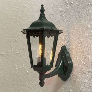 Kinkiet zewnętrzny Firenze, wiszący 48 cm, zielony