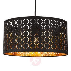 Lampa wisząca Harald w stylu orientalnym czarna