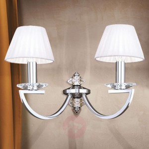 Lampa ścienna Avala, z kloszami z organzy