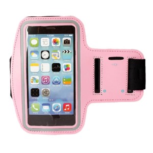 Opaska na ramię do telefonu - Iphone 6, 6s, 7 plus - różowa