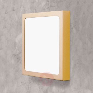 Kwadratowa lampa sufitowa LED Vika, 18 cm