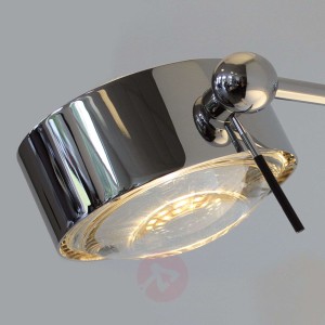 Lampa ścienna PUK SIDES, 1-pkt. 10 cm chrom