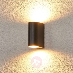Dwustronnie świecąca zewn. lampa ścienna Palina