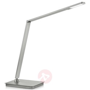 Lampka biurkowa LED Omar, czujnik do ściemniania