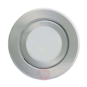 Okrągła lampa wpuszczana LED JOANIE, chrom