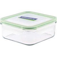 Pojemnik z hermetyczną pokrywką Compact Classic Square Green 900 ml