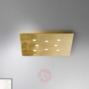 Płaska lampa sufitowa LED Slim 8-punktowa biała