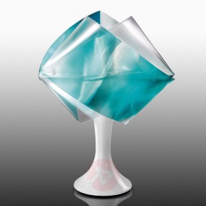 Designerska lampa stołowa GEMMY PRISMA, zielona