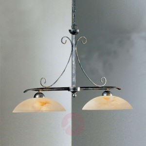 Lampa wisząca Dana w stylu wiejskiego domu, 2-pkt.