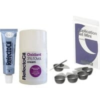 RefectoCil Henna 2.1 Deep Blue 15ml + RefectoCil Oxidant 3% Cream 100ml + Refectocil Application Set Mini