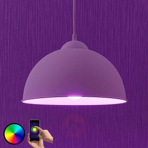 Lampa wisząca LED Bowl WiFi 31cm biała