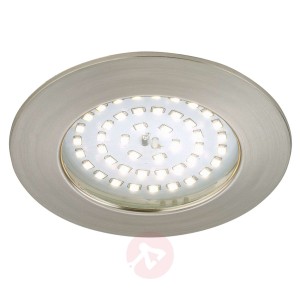 Carl - oprawa wpuszczana LED na zewnątrz, nikiel