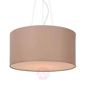 Uniwersalna lampa wisząca Coral szarobrązowa 40 cm