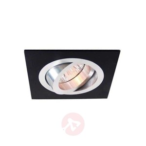 Ładna oprawa wpuszczana 12V aluminiowa, czarna