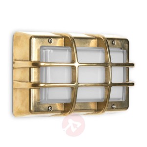 Kinkiet zewnętrzny LED Bliz Marine 3 000 K mosiądz