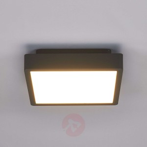 Prostokątna zewnętrzna lampa sufitowa LED Talea