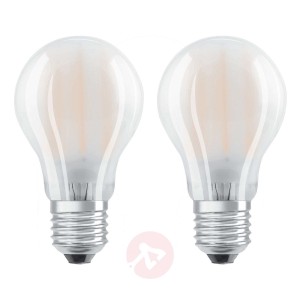 OSRAM żarówka LED E27 4W ciepła biel zestaw 2 szt.