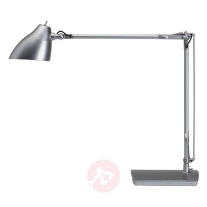 ECLIPSE lampka biurkowa LED srebrna