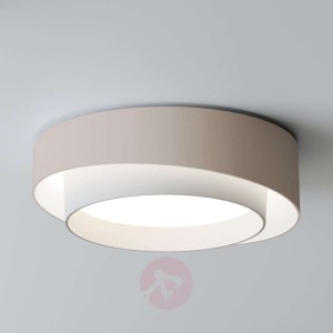Mocna lampa sufitowa LED Centric, kremowa