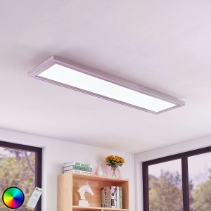 Lampa sufitowa LED Lynn, CCT+RGB, kątowa 120x30 cm