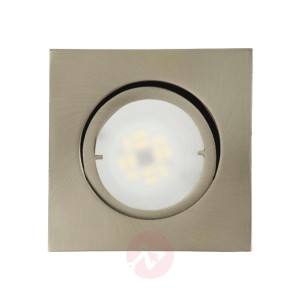 JOANIE - lampa wpuszczana LED, szczotk. żelazo