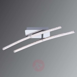 Modna lampa sufitowa LED z kryształkami