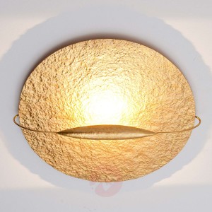 Złota lampa sufitowa LED Trabant