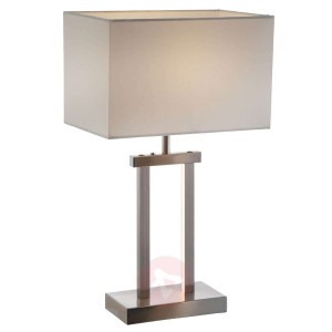 Lampa stołowa LED Sydney z tekstylnym kloszem