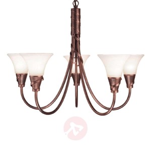 Śliczna lampa wisząca EMILY 5-punktowa