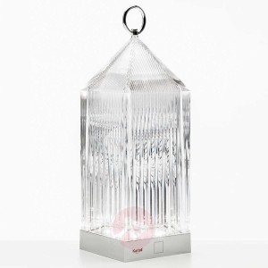 Kartell Lantern lampa stołowa LED, przeźroczysta
