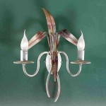 Lampa ścienna FLORA kość słoniowa