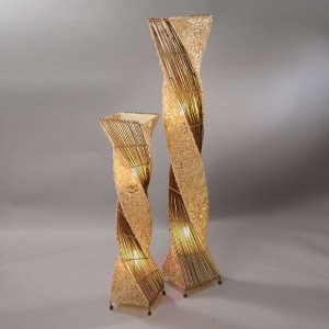 Skręcona lampa stojąca MARCO 100 cm