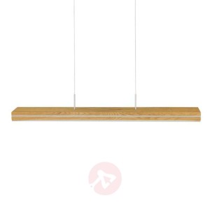 HerzBlut Dana lampa wisząca dąb nikiel 90cm