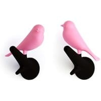 Zestaw 2 wieszaków Sparrow Black Pink