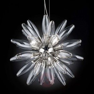 Błyszcząca lampa wisząca FLO, 55 cm
